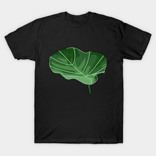 Monstera Leaf T-Shirt by BarnawiMT